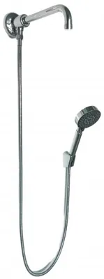 Produktbild von Duschset mit Druckumsteller Mehrstrahl-Handbrause und Brausearm