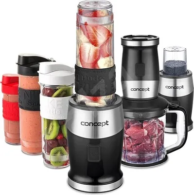 Produktbild von Concept SM3390 Mixer 1 2 l Pürierstab 700 W Schwarz  Edelstahl