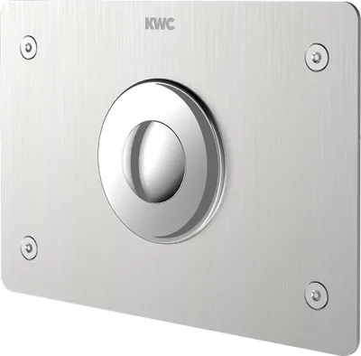 Immagine prodotto di Piastra di risciacquo KWC AR, acciaio inox, 190x140 mm, per cassetta, spec.
