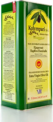 Produktbild von KOLYMPARI PDO 04038 Mihelakis Kolymvari griechisches Olivenöl g.U. 5 Liter Dose Kolymvari GU