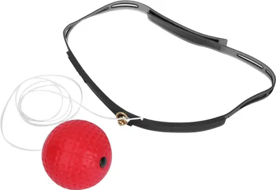 Produktbild von Sport-Stirnband mit Stressabbau-Trainingsball für Reflex- und Geschwindigkeitstraining (roter Ball)