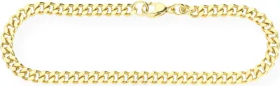 Produktbild von JuwelmaLux Armband Flachpanzer Gold 333 JL18-03-0217 21 cm