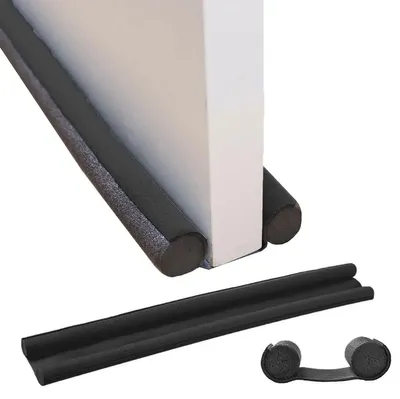Obrázek produktu pro Izolační těsnění pod dveře proti průvanu 91 cm černé pěnové 2,5 cm