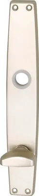 Immagine prodotto di Piastra lunga WG 1000 FAVORIT, WC 90, con pomello girevole, alluminio anodizzato nichel argento ÖNORM