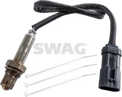 Produktbild von SWAG Lambdasonde für RENAULT Clio III Schrägheck (BR0/1, CR0/1) Beheizt 450mm 33 10 3186