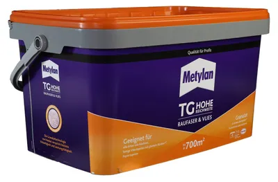 Produktbild von Metylan TG Raufaser & Vlies Granulat, Hohe Reichweite (bis zu 700 m²), 5 kg