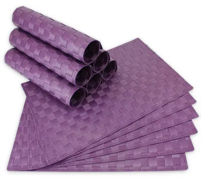 Produktbild von Tischsets MODERN 12er Set Violett als Tischuntersetzer