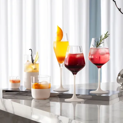 Image de Villeroy & Boch Manufacture Rock blanc Schnapsglas, Set 4tlg 53 mm weiß Vorteilsset 2 Stück 1137998240 4003686439498
