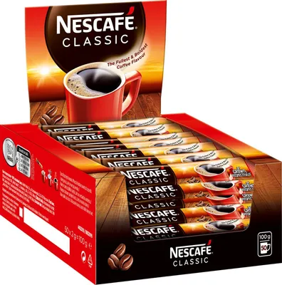 Obrázok produktu pre Nescafe Classic instantná káva 50 x 2 g