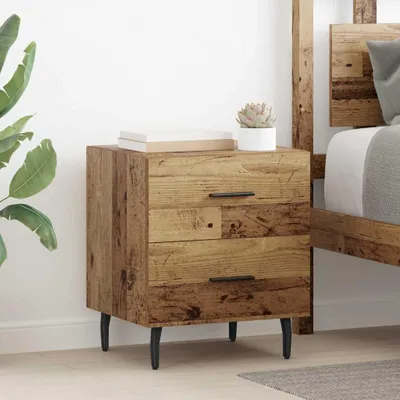 Immagine prodotto di vidaXL Comodino in legno vecchio 40 x 35 x 47,5 cm Materiale a base di legno