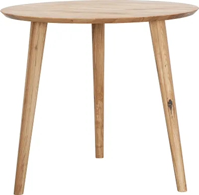 Produktbild von Esstisch rund, 75cm Durchmesser, Wildeiche massiv geölt, TARVA-69