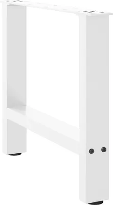 Obrázek produktu pro Nohy konferenčního stolku bílé 2 ks 50 x (42-43) cm ocelové