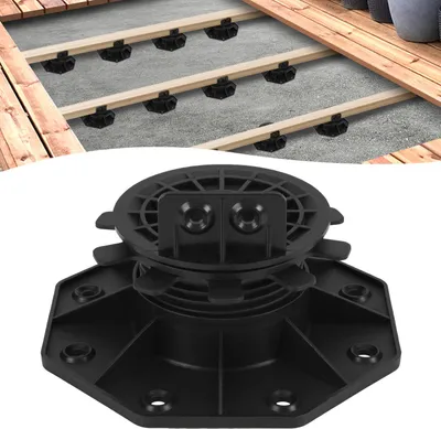 Produktbild von Eikuavons 30 Stück Stelzlager Höhenverstellbar, 40-70mm Terrassenlager Einstellbarer Gradient, Füße Verstellbar, Plattenlager für Terrassenplatten, Bodenplatten, Fliesen, Tragfähigkeit von 560-660kg