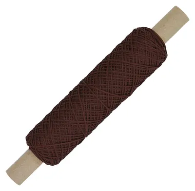 Produktbild von Schmuckschnur Perlenschnur 0,5mm x 100m Perlenfaden Polyester, Festigkeit 80N, Farbauswahl, Farbe:braun