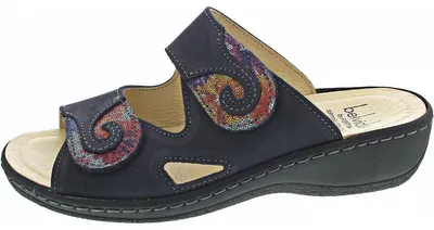 Produktbild von Belvida Pantolette Blau in Gr. 42