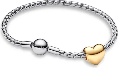 Pandora 21023 Starter-Set Damenarmband mit Goldfarbenem Herz 1