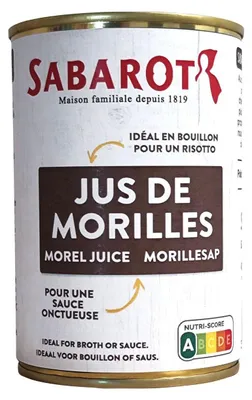 Produktbild von Sabarot Jus de Morilles 375g – Feiner Morchelsaft für Saucen & Gerichte