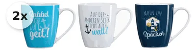 Produktbild von Becher sortiert 360ml 6er Set Moin