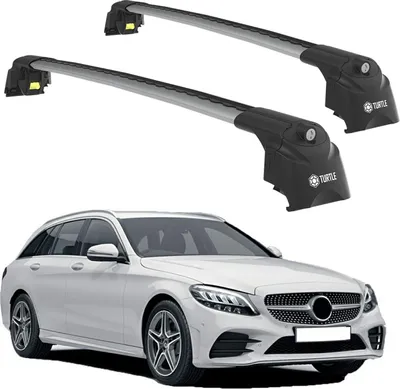 Produktbild von TURTLE STREŠNÝ NOSIČ AIR-2 , Silver MERCEDES-BENZ C-CLASS S205 2015 - 2024