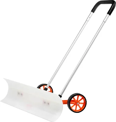 Produktbild von VEVOR Schneeschieber mit Rädern 94cm Schneeschaufel ABS-Kunststoff Aluminiumlegierung Schneeschippe Seitenwinkel von 15° Schneeräumer Schneeräumgeräte Rückenschonender Schneeschieber