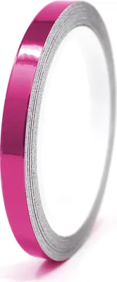 Produktbild von 8,5m Zierstreifen 12mm Chrom Pink Auto Motorrad Dekorstreifen Seitenstreifen