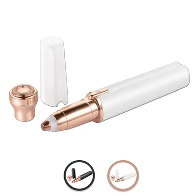 Produktbild von Cenocco Beauty CC-9095: 2 in 1 Augenbrauen- und Gesichtsrasierer Weiß