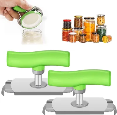 Produktbild von Effortless Arthritis Jar Opener,2 Stück Glasöffner Schraubdeckelöffner,Deckelöffner für Schraubgläser