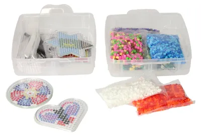 Image de Strijkkralenset deluxe Set créatif avec 3000 perles à repasser