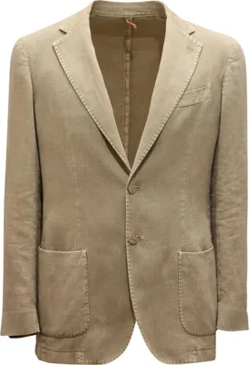 Immagine prodotto di 9333Az Giacca Uomo Santaniello Man Cotone/Linen/Ramie Jacket Green