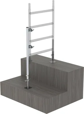 Produktbild von Günzburger Steigtechnik Rahmenverlängerung anklemmbar Verstellbereich 400 mm - 070506