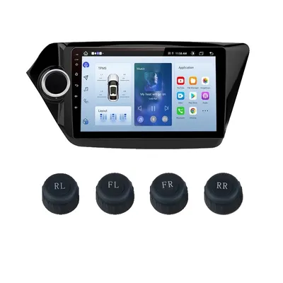 Zdjęcie produktu dla TPMS, łatwa instalacja, monitorowanie 4 opon, aktualizacja nawigacji / DVD