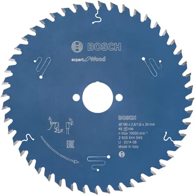 Obrázek produktu pro Pilový kotouč pro okružní pily Expert for Wood Ø 190x30 mm Z 48