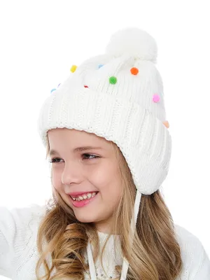 Immagine prodotto di Berretto da donna, lavorato a maglia, colore bianco, modello 0256