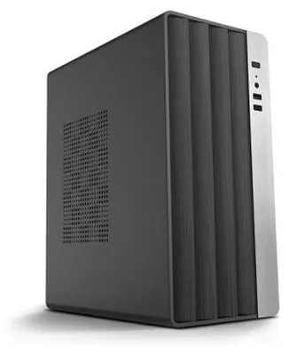Immagine prodotto di CoolBox COO-PCM870-1, torre media, PC, nero, compatibile con schede madri ITX e Micro ATX, alimentatore da 500W, supporta dischi da 3.5,2.5