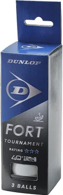 Produktbild von Dunlop - "40+ Fort" Tischtennis-Bälle  3er-Pack RD2570 (Einheitsgröße) (Weiß)