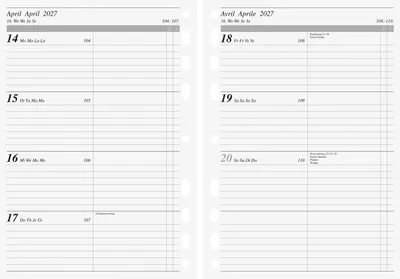 Produktbild von rido Wochenkalendarium Timeplaner Work 2027 | A5