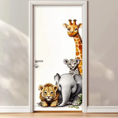 Aufkleber-Set mit Leopardenmuster, Modell 038-100 – Decords, Produktansicht 1