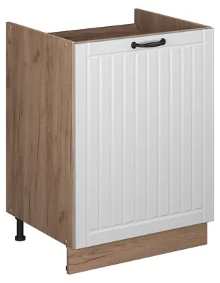 Productafbeelding van Wastafelkast Vicco Fame-Line Wit Landhuis/Goudkleurig Eiken 60 cm, Model 63403