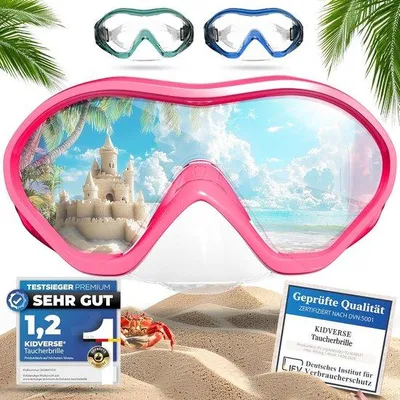 Produktbild von Famanu Schwimmbrille mit Nasenschutz - Panorama für Kinder