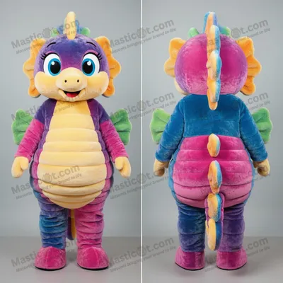 Zdjęcie produktu dla Różowy MASTICOT Koralowy Syrenka Mascot w Kształcie Konika Morskiego