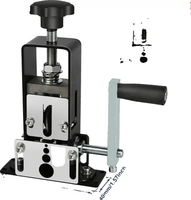 Produktbild von Drahtabisoliermaschine, einstellbarer Durchmesserbereich, langlebige Klinge, schwarz