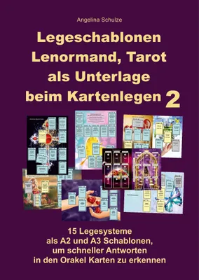 Produktbild von Legeschablonen Lenormand, Tarot als Unterlage beim Kartenlegen 2