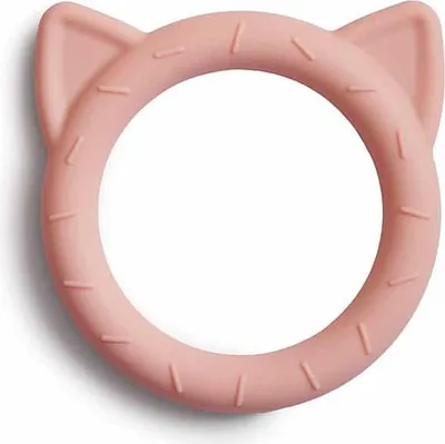 Produktbild von MUSHIE CAT Silikon-Beißring, 3 - 6 Monate, BPA-frei