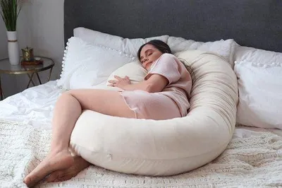 Immagine prodotto di Cuscini per donne in gravidanza, cuscini per dormire, cuscini in cotone, cuscini di sostegno