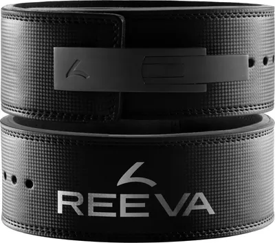 Produktbild von Reeva Lifting Belt Carbon-Leder 13 mm XS mit RVS-Gesp