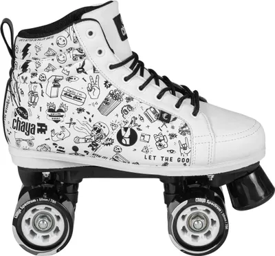 Obrázek produktu pro Kolečkové brusle Chaya Sketch, unisex, pro muže a ženy v bílé barvě, kolečka 59 mm/78A, ložiska ABEC 7, č. zboží: 810673