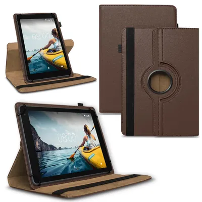Produktbild von Tablet Hülle Medion Lifetab P Serie 10 10.1 Zoll Tasche Schutzhülle Braun CaseTablet:Medion Lifetab P10606