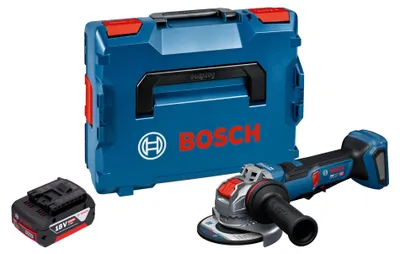 Obrázek produktu pro Akumulátorová úhlová bruska Bosch GWX 18V-11 PS 18 V 125 mm + L-Boxx ( 06019N4400 ) - bez akumulátoru, bez nabíječky