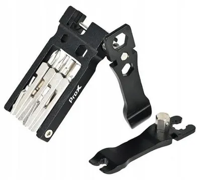 Produktbild von Prox TL-09 faltbares Multifunktionswerkzeug mit Kettennieter, schwarz