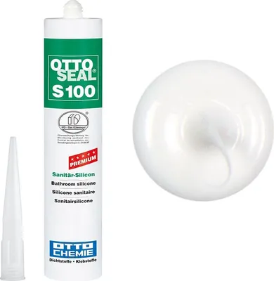 Produktbild von OTTOSEAL S100 Sanitär Silicon 310 ml Weiss